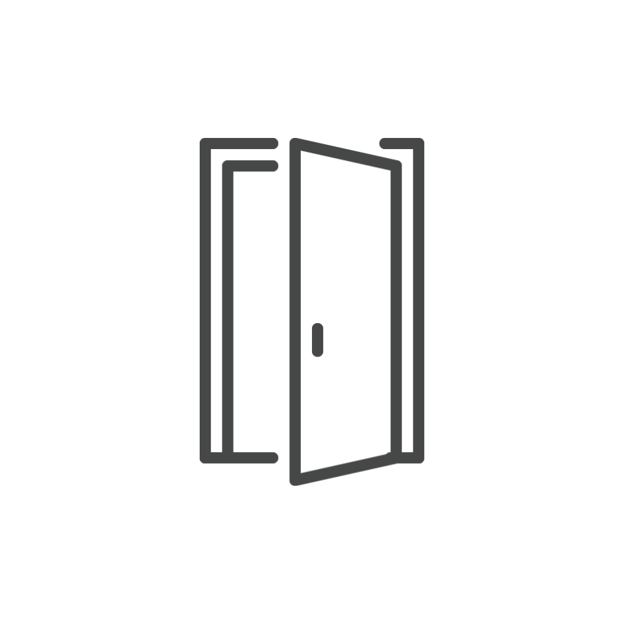 porta interna a battente arbor legno, hinged door, interior doors